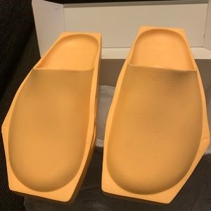 Jordan Slippers Hex Mule Slides Celest Gold DX6405 200 Women Sz 9 Men Sz 7.5 NEW